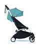 Babyzen YOYO2 Stroller White Frame with Aqua 6+ Color Pack image number 2